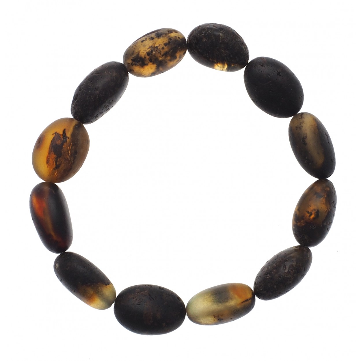  Black Beans Amber Bracelet