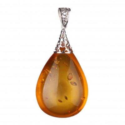  Honey Drop Amber Pendant