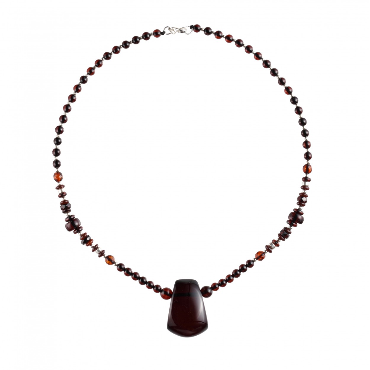  Amber Necklace Cherry Trapeze