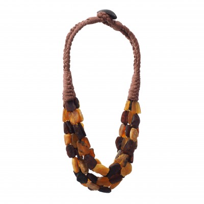  Warm Evening  Amber Necklace