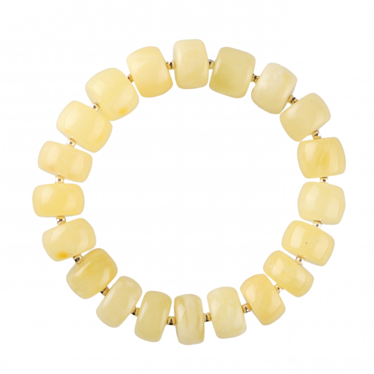  Light Buttons Amber Bracelet