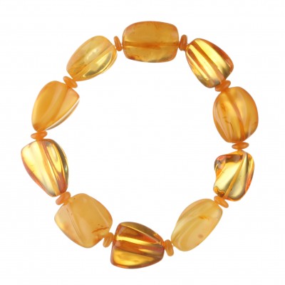  Sunny Pearls Amber Bracelet