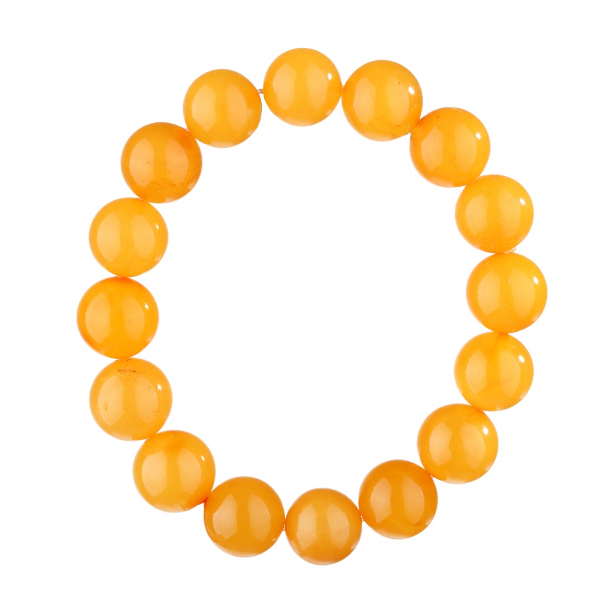 Round Beads Amber Bracelet