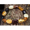 Colored Beans Amber Bracelet