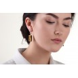  Mosaic Amber Earrings
