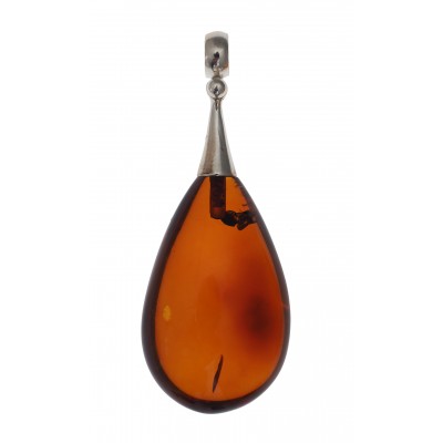  Drop of Cognac Amber Pendant