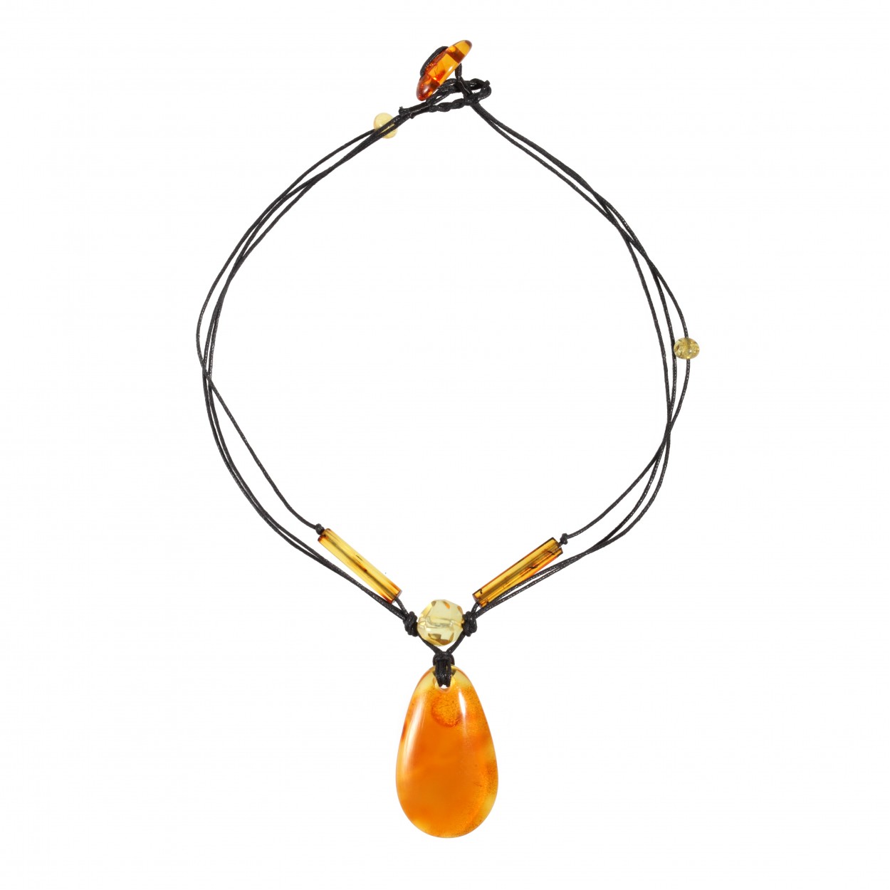  Yellow Play Amber Necklace