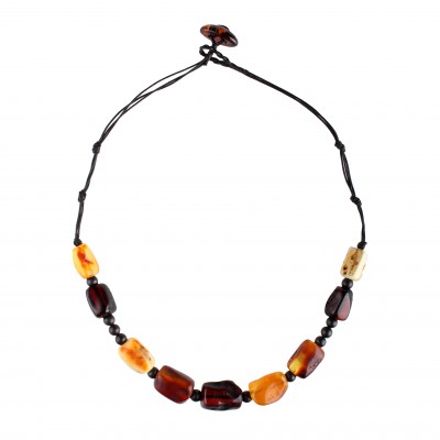  Rustic Charm Amber Necklace