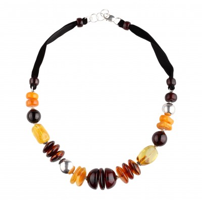  Silver Age Amber Necklace