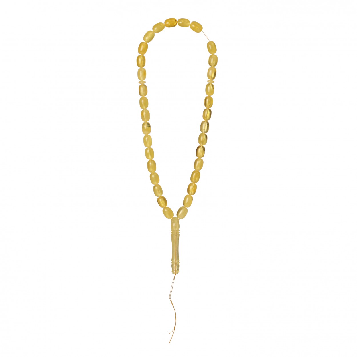  Amber Necklace Barrel Shape Amber Rosary