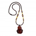  Amber Necklace Cherry Buddha