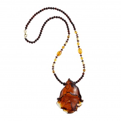  Amber Necklace Forest Angel